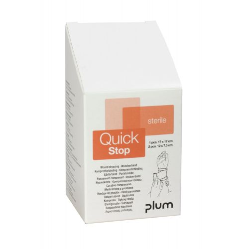 QuickStop kompress refill, 3 stk. 